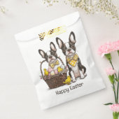 Happy Easter Boston Terrier Dogs Bedankzakje (Gezegeld)