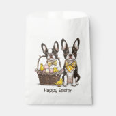 Happy Easter Boston Terrier Dogs Bedankzakje (Voorkant)