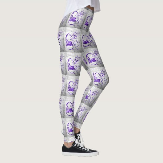 Happy Easter Brick-muur Leggings (Rechts)