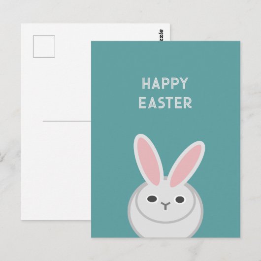 Happy Easter Briefkaart (Voorkant / Achterkant)