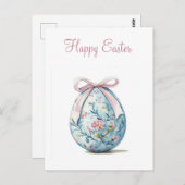 Happy Easter Briefkaart (Voorkant / Achterkant)