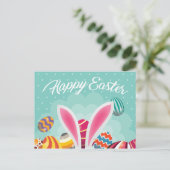 Happy Easter Briefkaart (Staand voorkant)