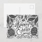 Happy Easter Briefkaart (Voorkant / Achterkant)