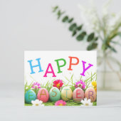Happy Easter Briefkaart (Staand voorkant)