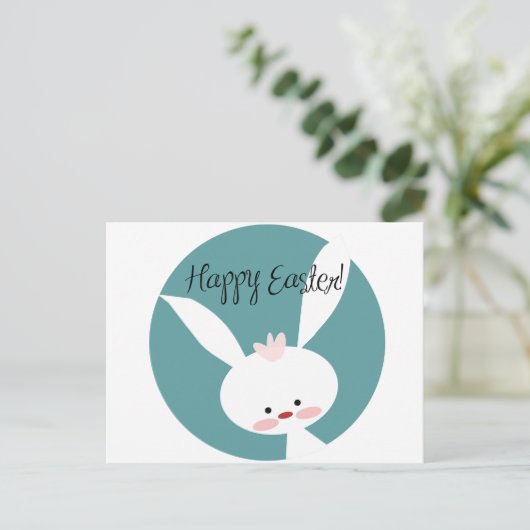 Happy Easter Briefkaart (Staand voorkant)