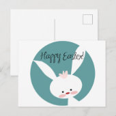 Happy Easter Briefkaart (Voorkant / Achterkant)