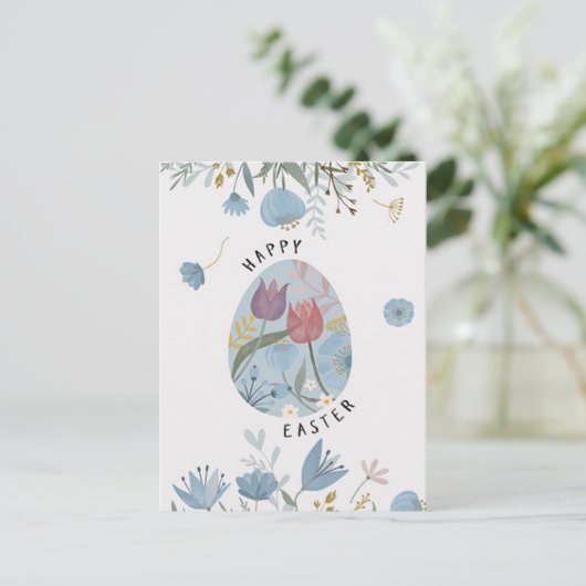 Happy Easter Briefkaart (Staand voorkant)