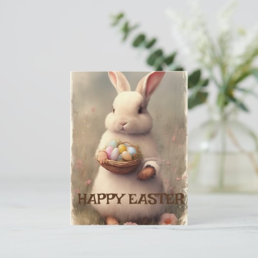 Happy Easter Briefkaart (Staand voorkant)