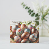 Happy Easter Briefkaart (Staand voorkant)
