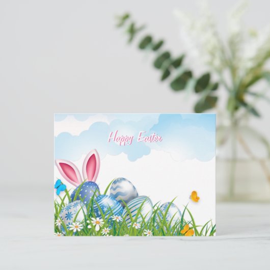 Happy Easter Briefkaart (Staand voorkant)