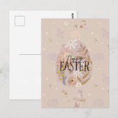 Happy Easter Briefkaart (Voorkant / Achterkant)