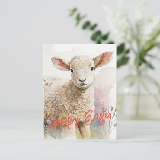 Happy Easter Briefkaart (Staand voorkant)