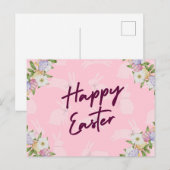 HAPPY EASTER BRIEFKAART (Voorkant / Achterkant)
