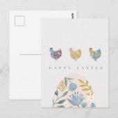 Happy Easter Briefkaart (Voorkant / Achterkant)