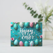 Happy Easter Briefkaart (Staand voorkant)