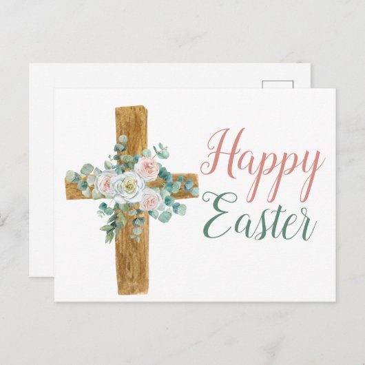 Happy Easter Briefkaart (Voorkant / Achterkant)