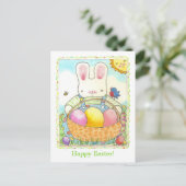 Happy Easter briefkaart (Staand voorkant)