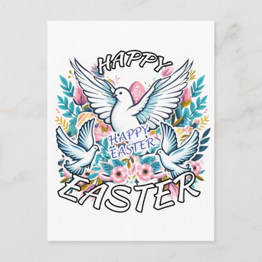 Happy Easter Briefkaart (Voorkant)