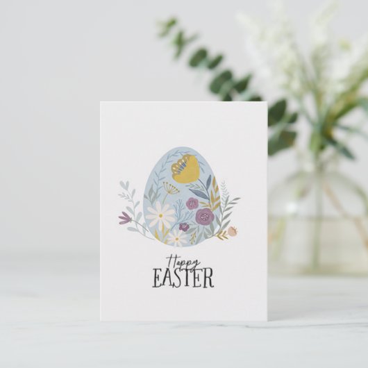 Happy Easter Briefkaart (Staand voorkant)