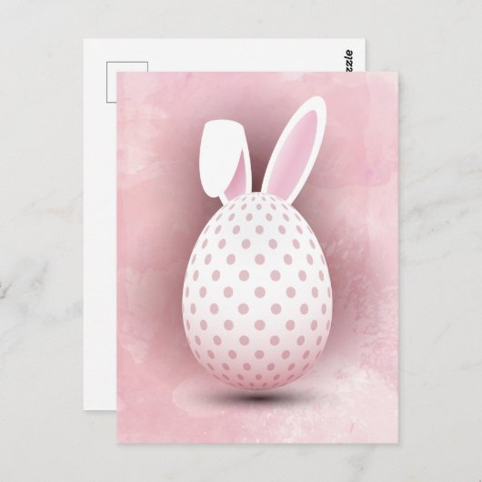 Happy Easter Briefkaart (Voorkant / Achterkant)