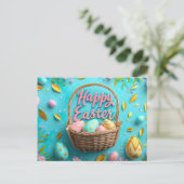 Happy Easter Briefkaart (Staand voorkant)