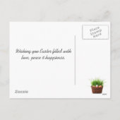 Happy Easter Briefkaart (Achterkant)
