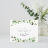 Happy Easter Briefkaart (Staand voorkant)