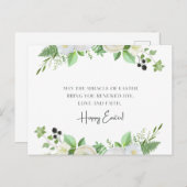 Happy Easter Briefkaart (Voorkant / Achterkant)
