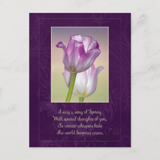 Happy Easter Briefkaart / Paastulpen (Voorkant)