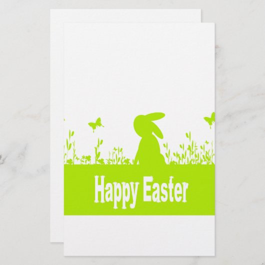 Happy Easter Briefpapier (Voorkant / Achterkant)