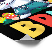 Happy Easter Bruh Bunny Dab Rabbit Dance Boys Kind Poster (Hoek)