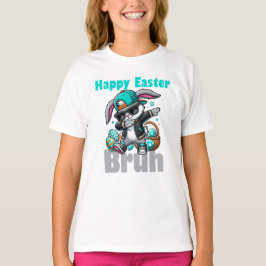 Happy Easter Bruh, Easter Bunny Dabbing T-shirt