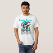 Happy Easter Bruh, Easter Bunny Dabbing  T-shirt (Voorkant volledig)