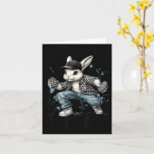 Happy Easter Bruh Funny Bunny Rabbit Easter Kinder Kaart (Gele Bloem)