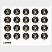 Happy Easter Bruh Funny Bunny Rabbit Easter Kinder Ronde Sticker (Vel)
