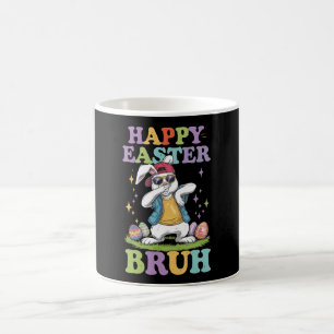 Happy Easter Bruh Grappig Dabbing Bunny Konijn Bro Koffiemok