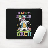 Happy Easter Bruh Grappig Dabbing Bunny Konijn Bro Muismat (Met muis)