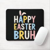 Happy Easter Bruh Meme Funny Bunny Eggs Tiener Jon Muismat (Met muis)