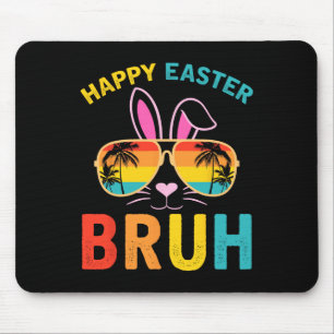 Happy Easter Bruh Shirt Bruh Meme Grappig Gezegde Muismat