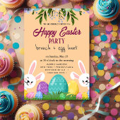 Happy Easter Brunch en Egg Hunt Uitnodiging