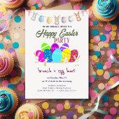 Happy Easter Brunch en Egg Hunt Uitnodiging