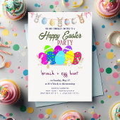 Happy Easter Brunch en Egg Hunt Uitnodiging