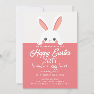 Happy Easter Brunch en Egg Hunt Uitnodiging