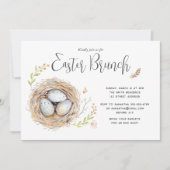 Happy Easter Brunch Waterverf Kaart (Voorkant)