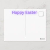 Happy Easter Brush Stroke Briefkaart (Achterkant)