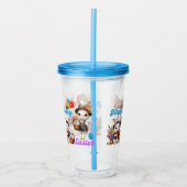 Happy Easter Bunnies Acryl Drinkbeker (Voorkant)