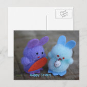 Happy Easter Bunnies Briefkaart (Voorkant / Achterkant)