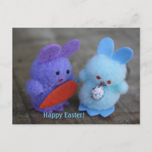 Happy Easter Bunnies Briefkaart (Voorkant)