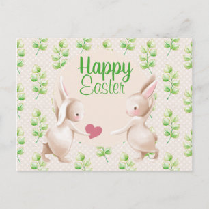 Happy Easter Bunnies Briefkaart