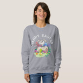 Happy Easter – Bunnies & Eggs Sweatshirt (Voorkant volledig)